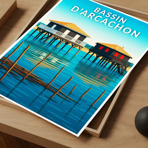 Affiche - Bassin d'Arcachon