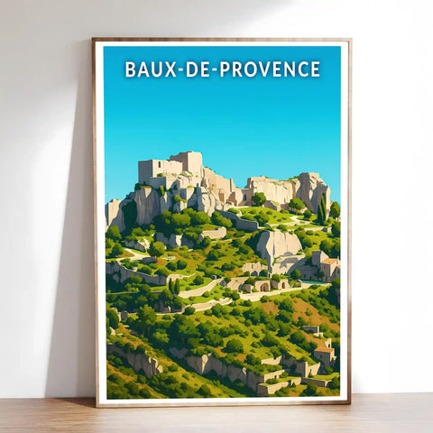 Affiche - Baux-de-Provence