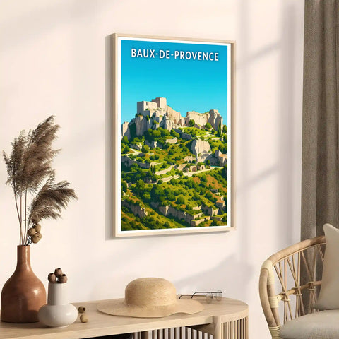 Affiche - Baux-de-Provence