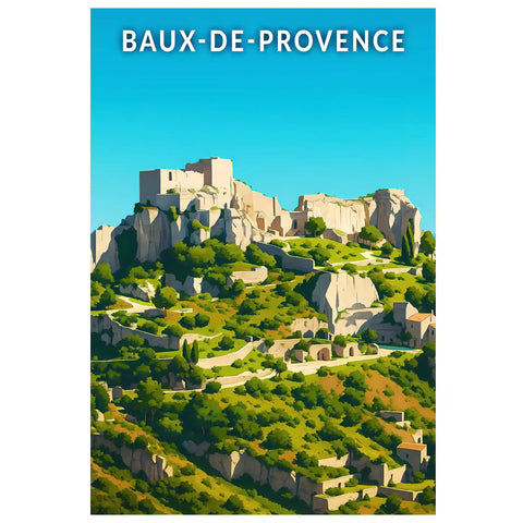 Affiche - Baux-de-Provence