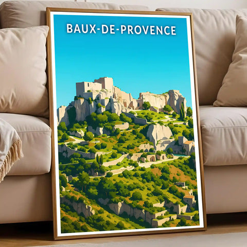 Affiche - Baux-de-Provence