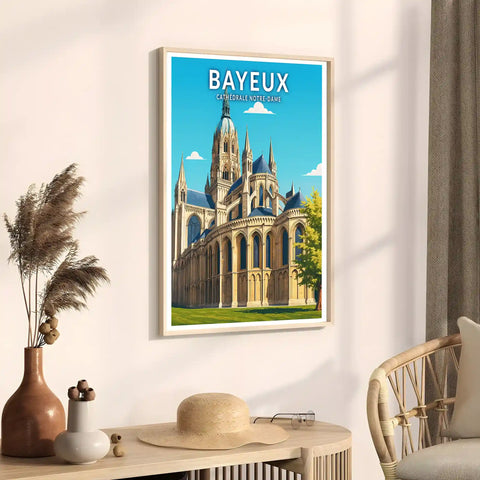 Affiche - Bayeux - Cathédrale Notre-Dame
