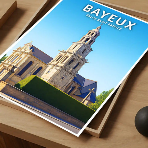 Affiche - Bayeux - Église Saint-Patrice