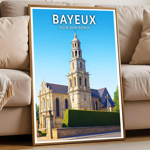 Affiche - Bayeux - Église Saint-Patrice