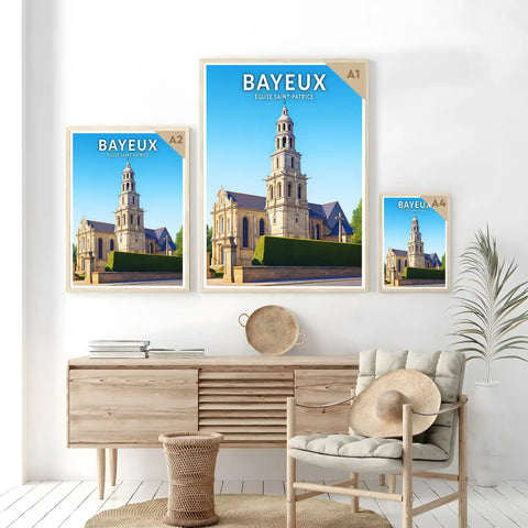 Affiche - Bayeux - Église Saint-Patrice