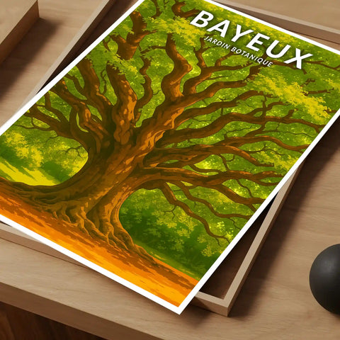 Affiche - Bayeux - Jardin Botanique