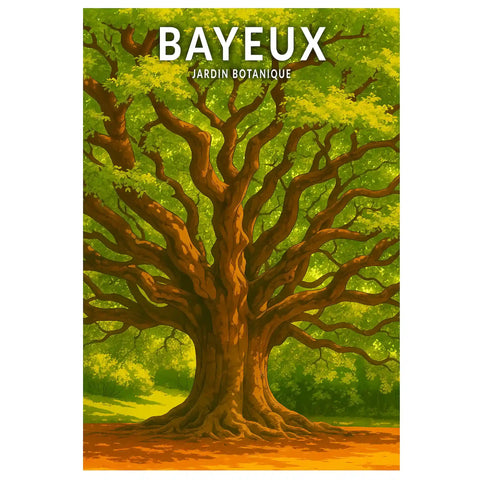 Affiche - Bayeux - Jardin Botanique