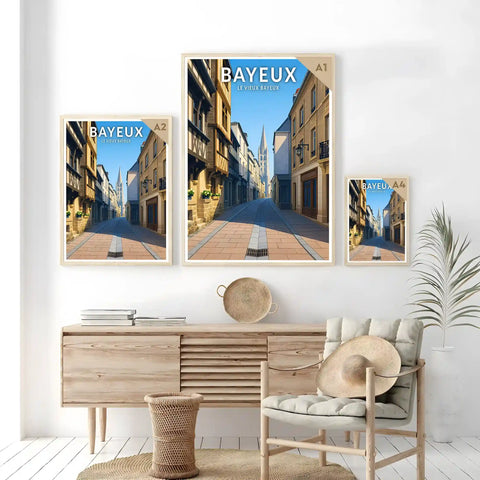 Affiche - Bayeux - Le Vieux Bayeux