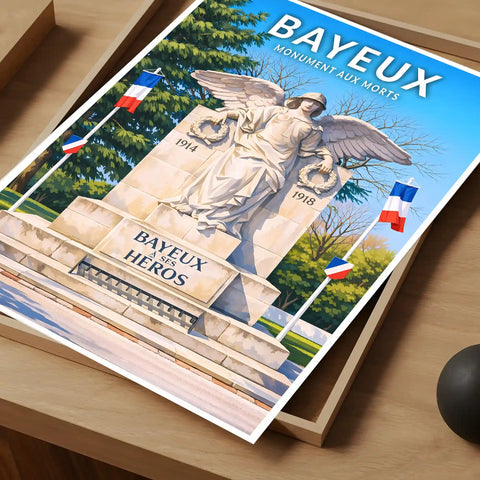 Affiche - Bayeux - Monument aux Morts