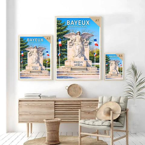 Affiche - Bayeux - Monument aux Morts