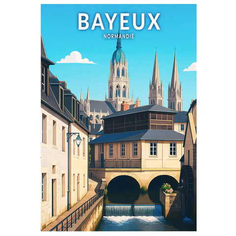 Affiche - Bayeux - Normandie