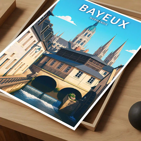 Affiche - Bayeux - Normandie
