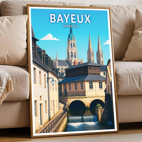 Affiche - Bayeux - Normandie
