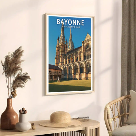 Affiche - Bayonne - Cathédrale Sainte-Marie