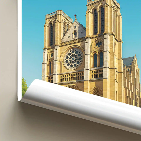 Affiche - Bayonne - Église Saint-André