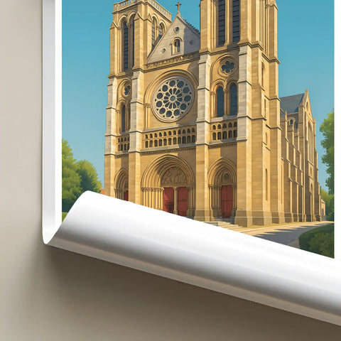 Affiche - Bayonne - Église Saint-André