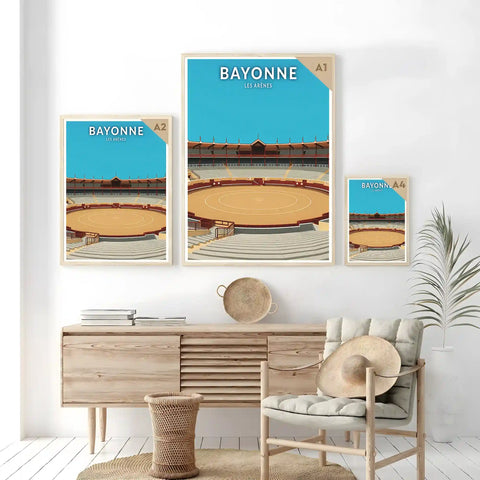 Affiche - Bayonne - Les Arènes