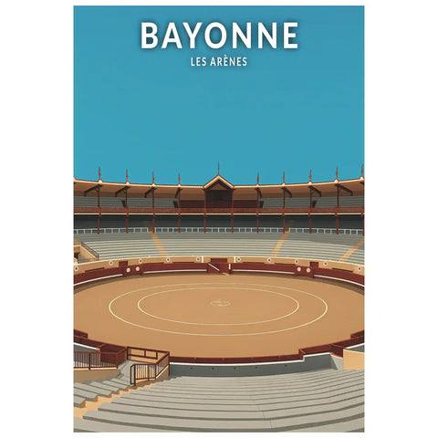 Affiche - Bayonne - Les Arènes