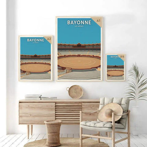 Affiche - Bayonne - Les Arènes