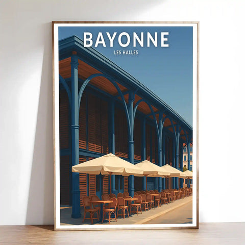 Affiche - Bayonne - Les Halles