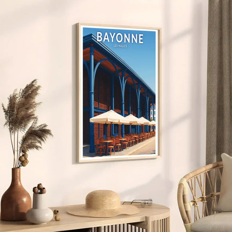 Affiche - Bayonne - Les Halles