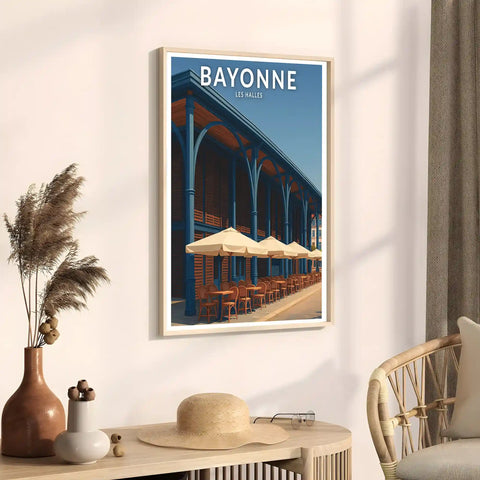 Affiche - Bayonne - Les Halles