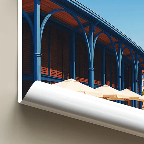 Affiche - Bayonne - Les Halles