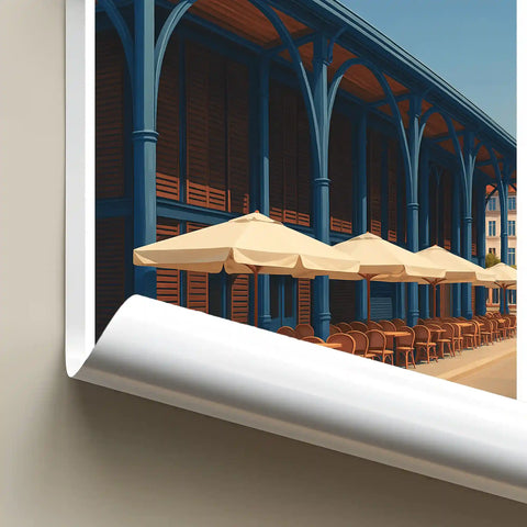 Affiche - Bayonne - Les Halles