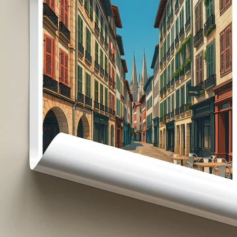 Affiche - Bayonne - Rue Port-Neuf