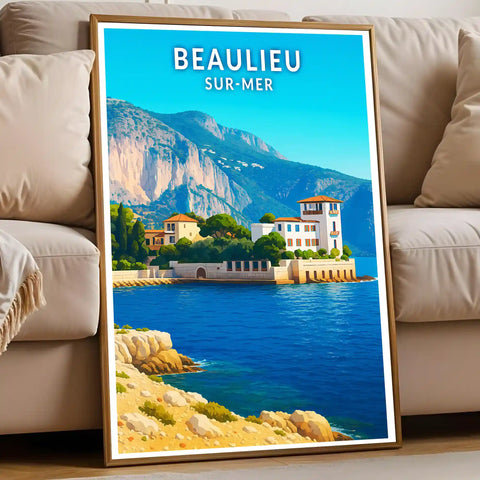 Affiche - Beaulieu-sur-Mer