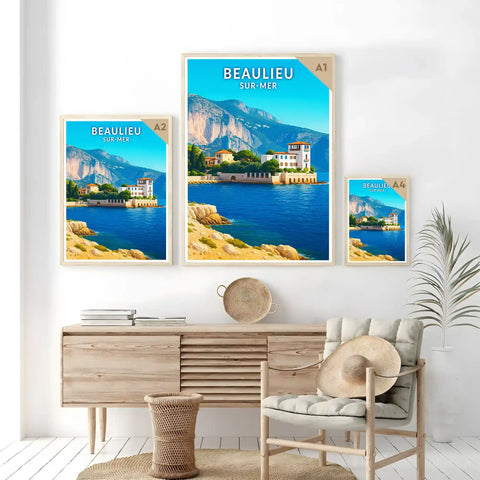 Affiche - Beaulieu-sur-Mer