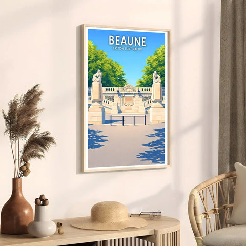 Affiche - Beaune - Bastion Saint-Martin