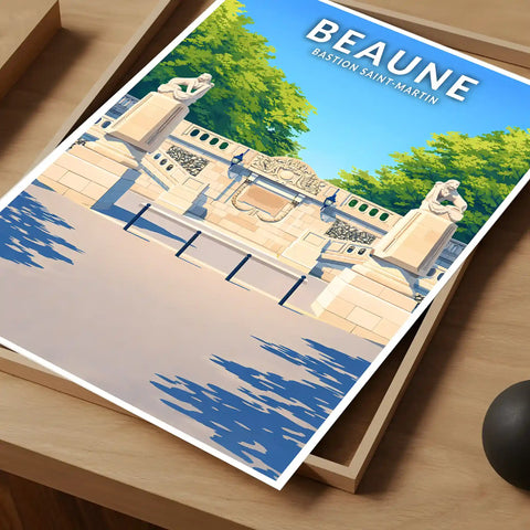 Affiche - Beaune - Bastion Saint-Martin