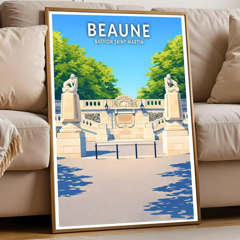 Affiche - Beaune - Bastion Saint-Martin