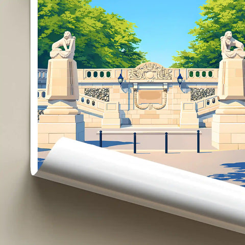 Affiche - Beaune - Bastion Saint-Martin