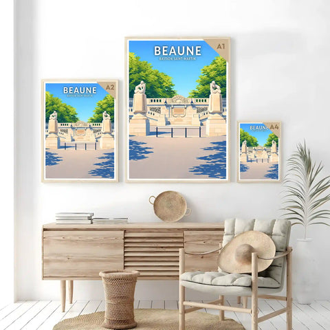 Affiche - Beaune - Bastion Saint-Martin