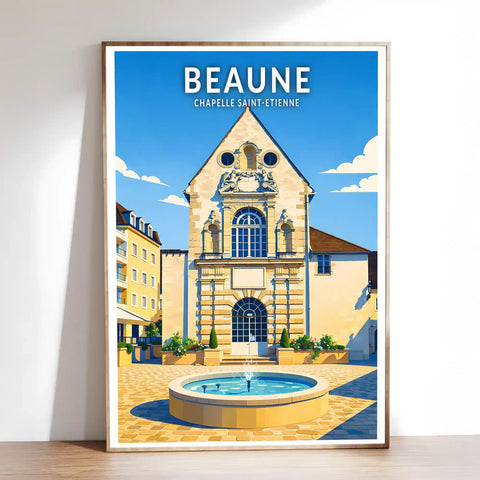 Affiche - Beaune - Chapelle Saint-Etienne