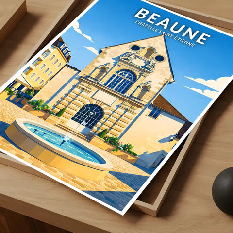 Affiche - Beaune - Chapelle Saint-Etienne
