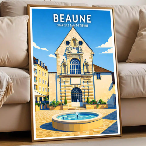 Affiche - Beaune - Chapelle Saint-Etienne