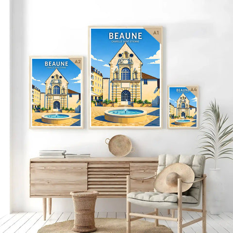 Affiche - Beaune - Chapelle Saint-Etienne