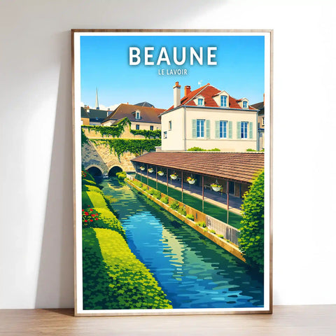 Affiche - Beaune - Le Lavoir