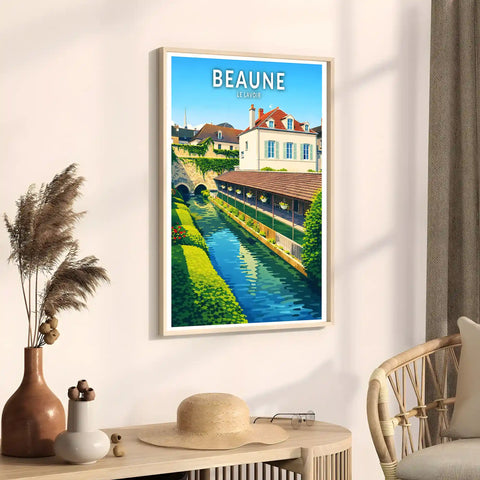 Affiche - Beaune - Le Lavoir