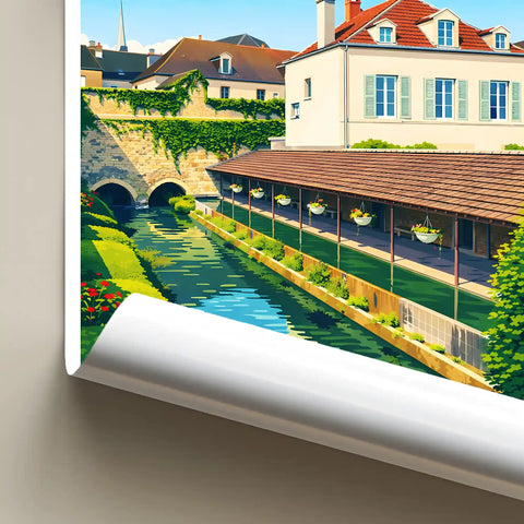 Affiche - Beaune - Le Lavoir