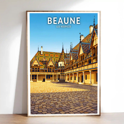 Affiche - Beaune - Les Hospices