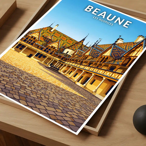 Affiche - Beaune - Les Hospices