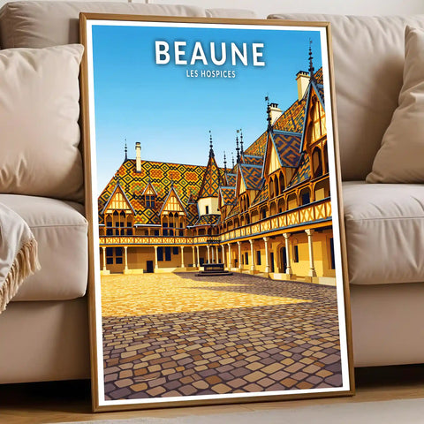 Affiche - Beaune - Les Hospices