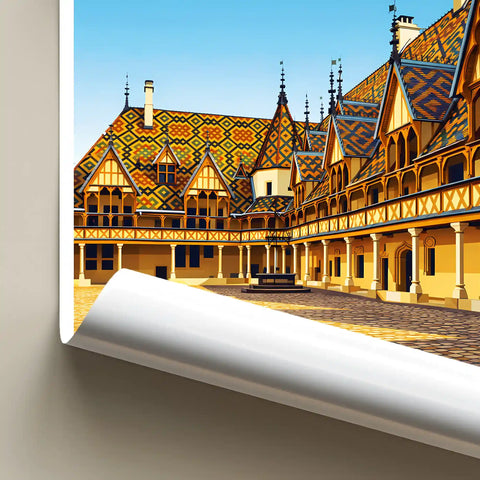 Affiche - Beaune - Les Hospices
