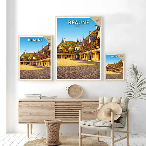 Affiche - Beaune - Les Hospices