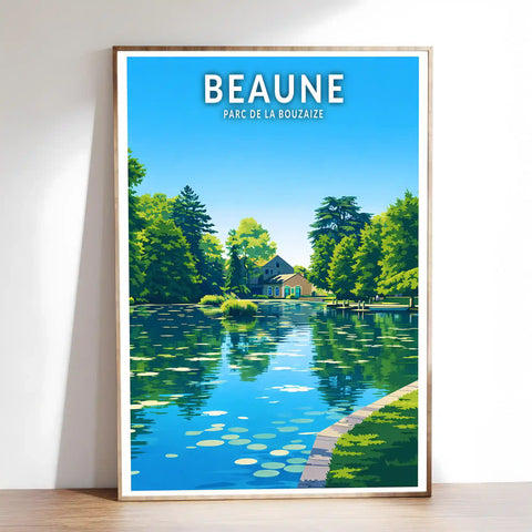 Affiche - Beaune - Parc de la Bouzaize