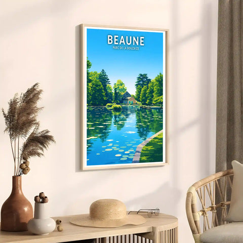 Affiche - Beaune - Parc de la Bouzaize